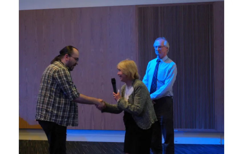 Andrew MacKeller-the winner of SUPA Student Poster Competition 2016