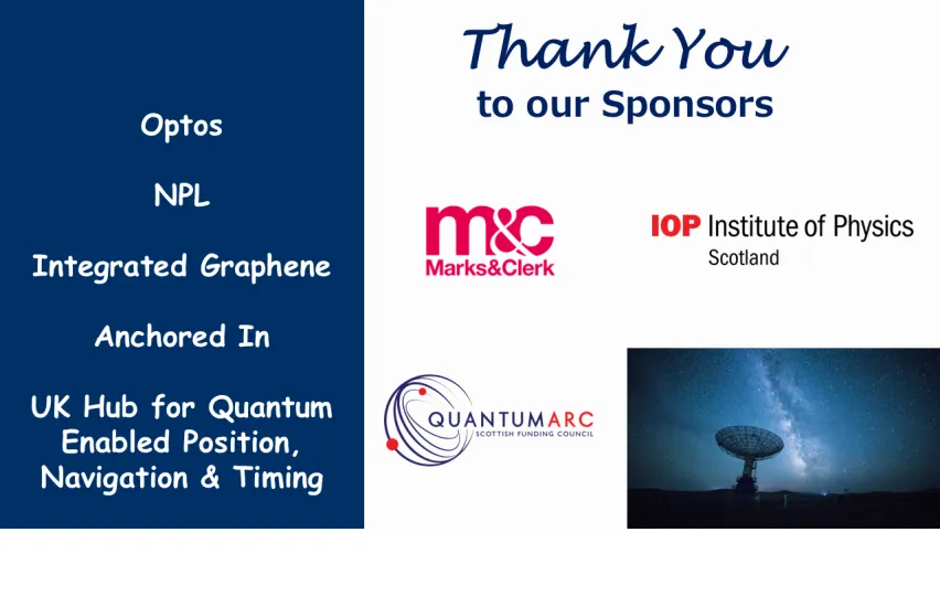 Organizations that supported the SUPA AG 2025 include Marks and Clerk, IOP and the Quantum ARC