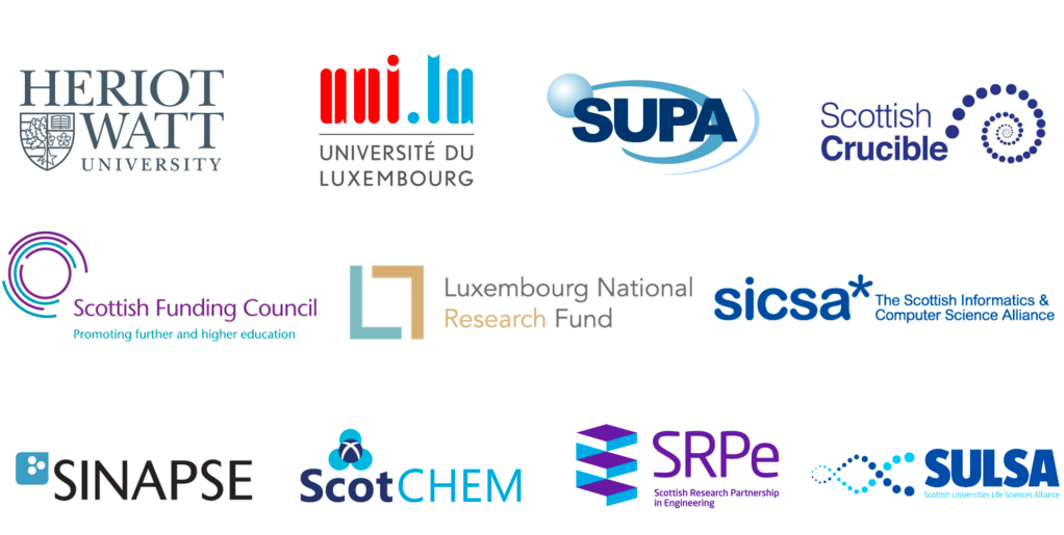 Collage of logos of the research pools and partners of the European Crucible
