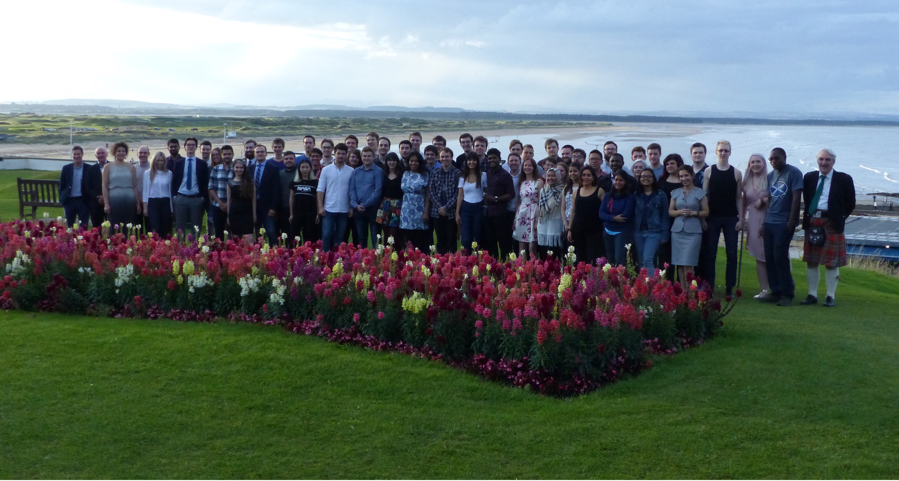 Group photo of attendees of SUSSP75 at St Andrews
