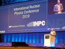David Ireland opening the INPC 2019 conference in Glasgow