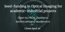 Optical imaging seed funding available