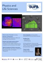 Image of Physics and Life Sciences theme flyer